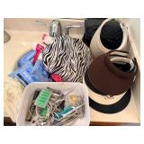 Assorted Fashion Accessories Lot - Handbags, Belts, Hats & Jewelry