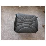 Black Metal rocking footstool