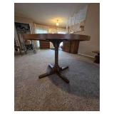 Wood Round Table