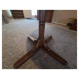 Wood Round Table