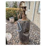 outdoor antique water pump