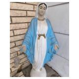 Outdoor Mary statue