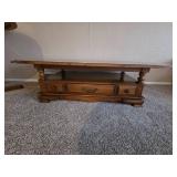 Beautiful wood oblong coffee table