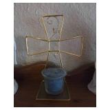 5 Piece set of Ceramic and Glass religious pieces