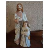 5 Piece set of Ceramic and Glass religious pieces