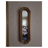 The Shepardess & Vintage Gold Ornate Mirror