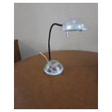 Vintage pencil sharpener with desk lamp