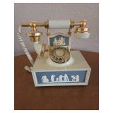 Vintage Deco-Tel French Victorian Style Rotary Dial Telephone
