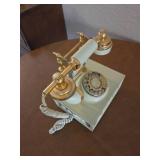 Vintage Deco-Tel French Victorian Style Rotary Dial Telephone