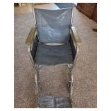Vintage Wheelchair with 2 pillows
