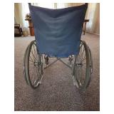 Vintage Wheelchair with 2 pillows
