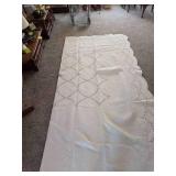 VINTAGE Embroidered King Size bed blanket