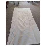 VINTAGE Embroidered King Size bed blanket