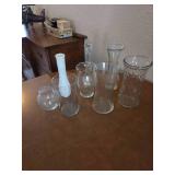 Vintage crystal vases and more