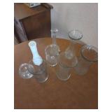 Vintage crystal vases and more