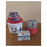 Christmas tin can