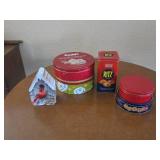 variety of tins
