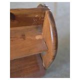 VINTAGE wooden shelf