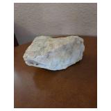 Home Decor- Howlite natural white stone, water can, and plant