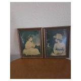 VINTAGE - 2 pictures by Sir Joshua Reynolds