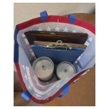 Stationary Lot - folders, clipboard, blank CD
