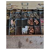 LOT of 3 trays - Variety of fasteners and construction hardware parts