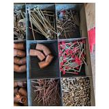 LOT of 3 trays - Variety of fasteners and construction hardware parts