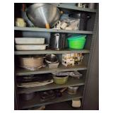WHOLE CABINET FULL!! Lot full of pans of different sizes