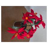 Homemade Poinsettia plant