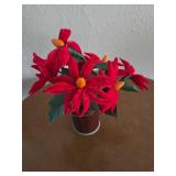 Homemade Poinsettia plant