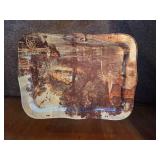 Vintage metal TV tray