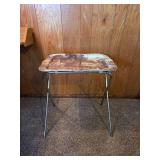 Vintage metal TV tray