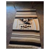 VINTAGE Mexican Saltillo Serape Blanket