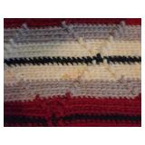 Vintage Crocheted Afghan Blanket