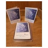 Blank "Peace" Christmas Blessing cards