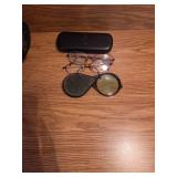 3 Pairs of reading glasses + Pocket Magnifier Loupe