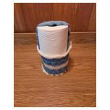 VINTAGE Crochet Toilet paper holder
