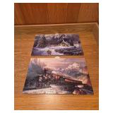 Completed 2 frameable puzzles