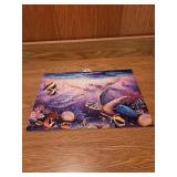 "Tiny bubbles" completed frameable puzzle