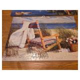 2 Completed puzzles ready to hang on walls