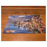 2 Completed puzzles ready to hang on walls