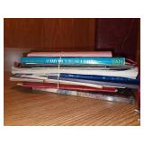 Vintage Bible with 2 sets of mini religious books