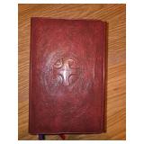 Vintage Bible with 2 sets of mini religious books