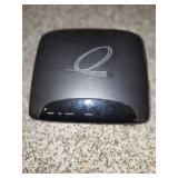 Assortment of electronic devices- DVD player w/speakers, small fan, router, etc...