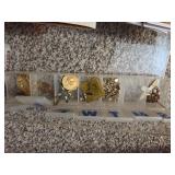 WHOLE DRAWER of small necklaces, bracelets, rosary
