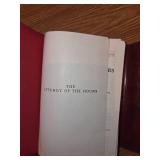 Vintage Bible with 2 sets of mini religious books