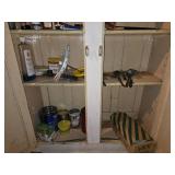 WHOLE CABINET including all contents inside and on top