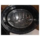 Broiler pans- 2 full + extra top