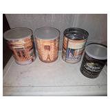 VINTAGE- Maxwell House Coffee Cans + Folgers Can- 4 cans total
