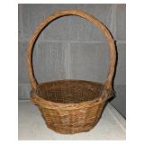 Assortment of wooden baskets with Wood Stack Home decor piece